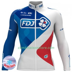Maillot 2017 FDJ Hiver Thermal Fleece N001